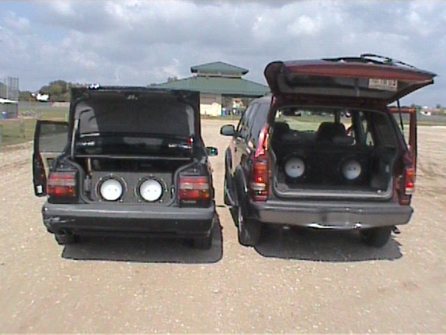 My Volvo and Explorer back in 2002