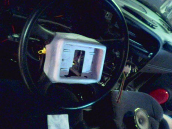 Steering wheel monitor pod