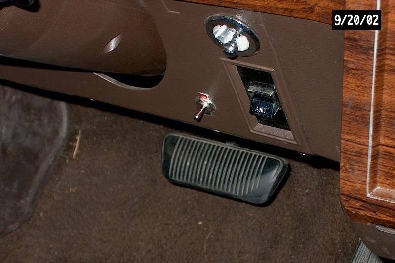 Sub amp switch