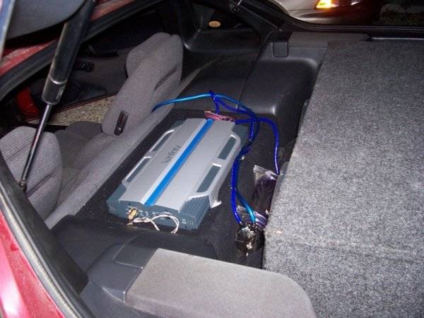 The new amp and setup