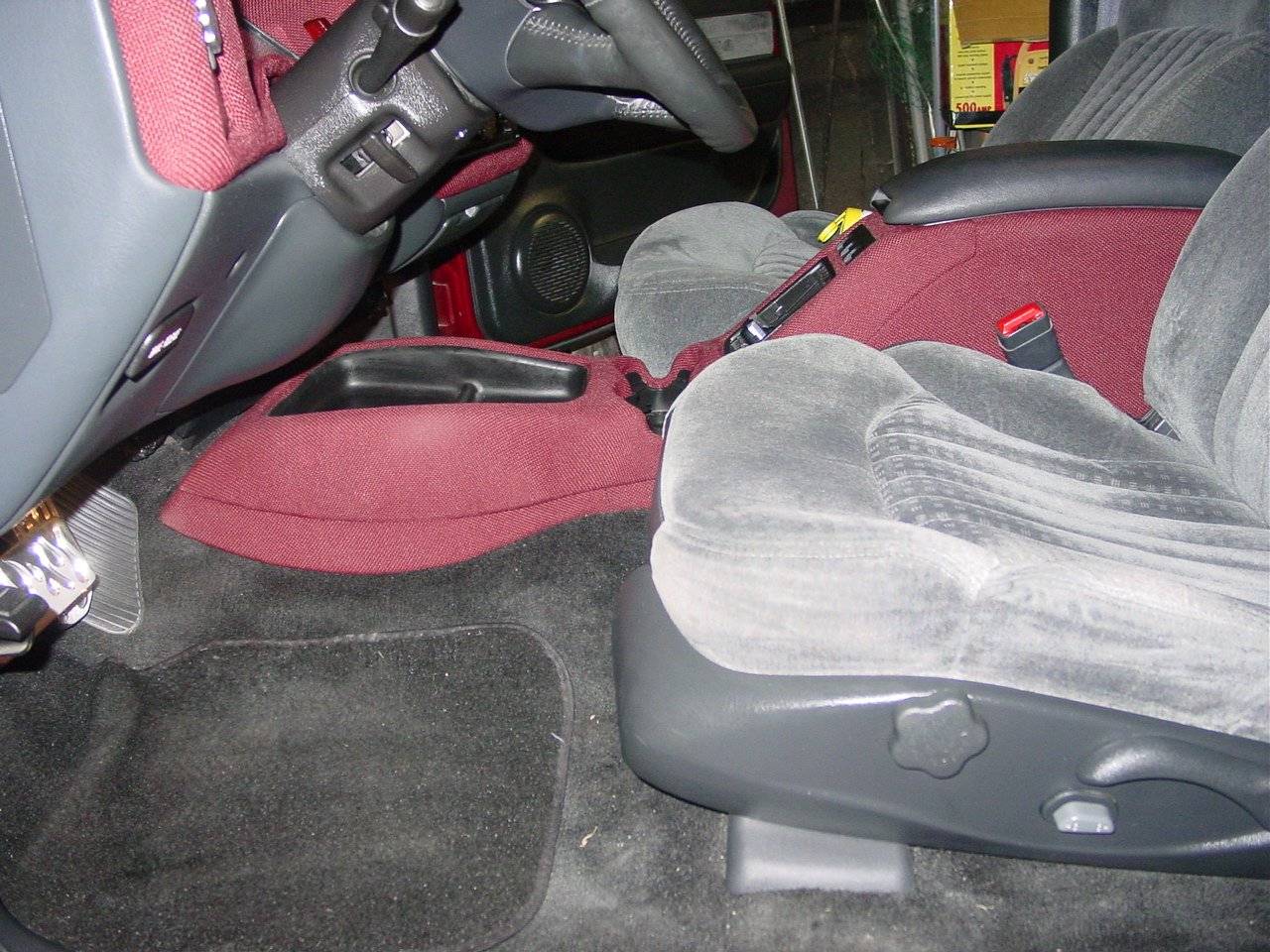 Tweeded Console -Side View