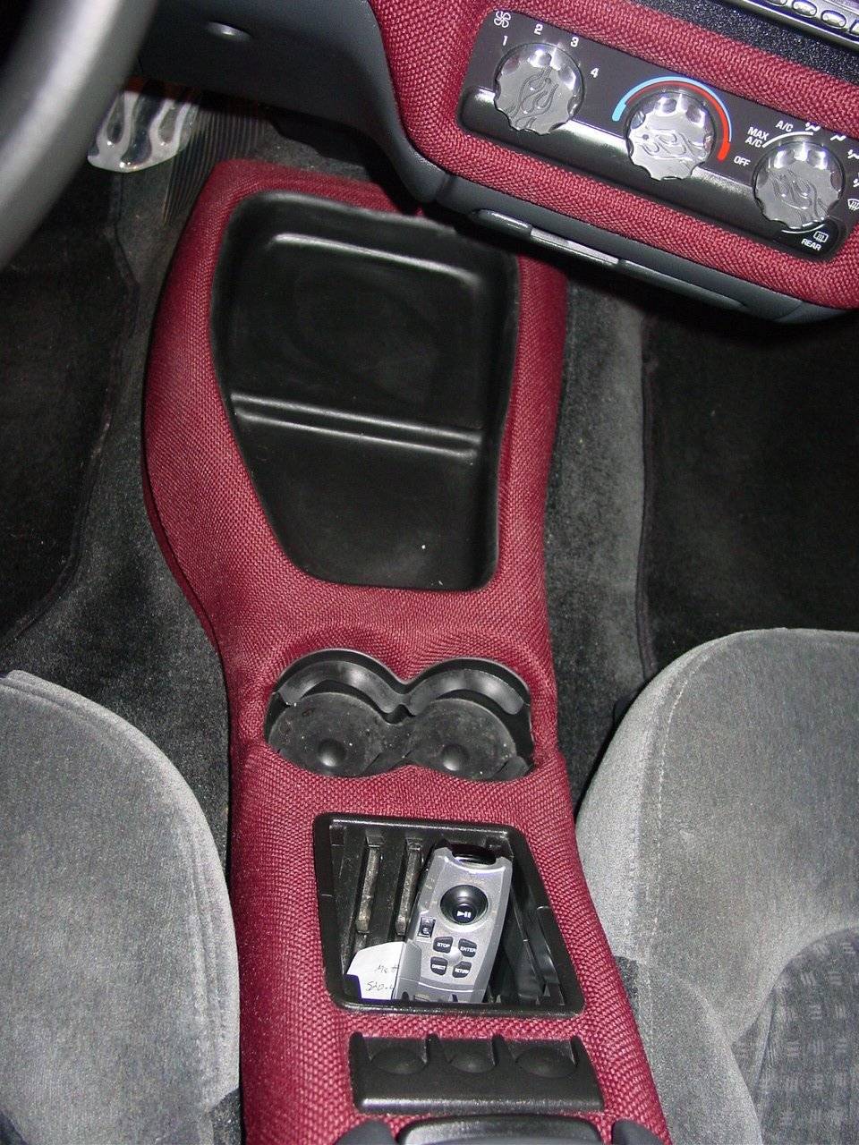 Tweeded Console -TopView