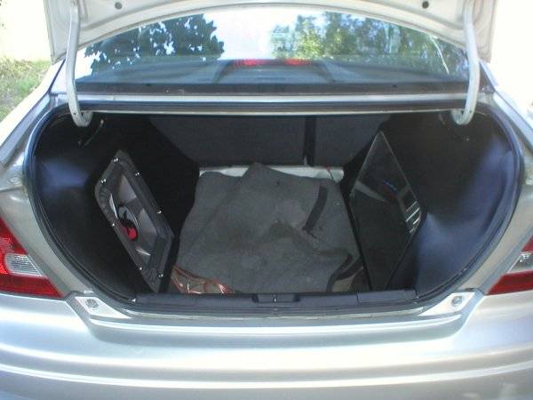 Unfinished fiberglass trunk