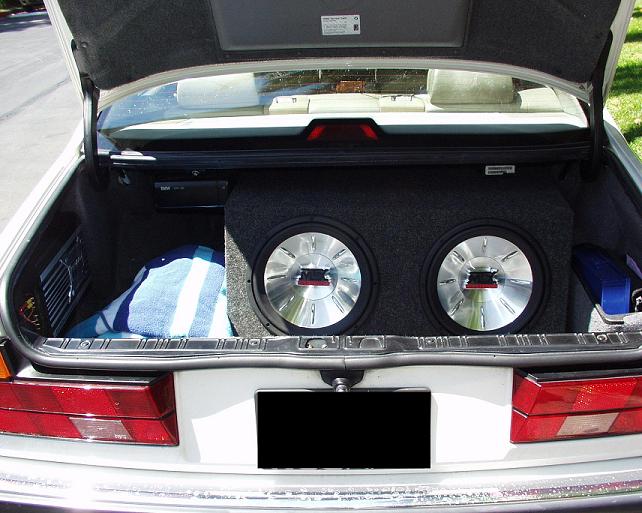 Trunk of '94 BMW 740i